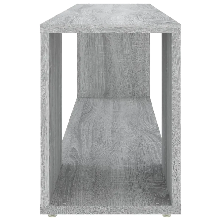 Meuble TV Sonoma gris 100x24x32 cm Bois d'ingénierie - 6