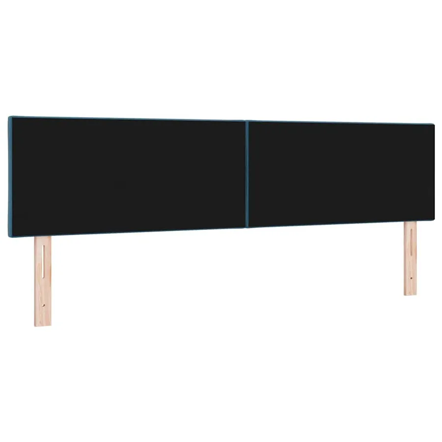 Tête de lit Bleu foncé 180 cm Velours - 4