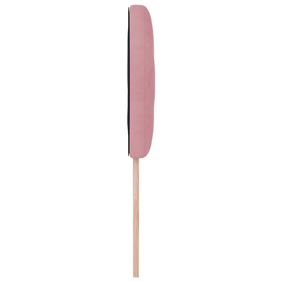 Tête de lit LED Rose 100 cm Velours - 6