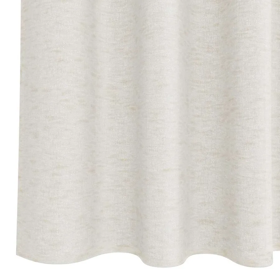 Rideau en Voile 2 pcs Crème 245 x 140 cm Polyester - 6