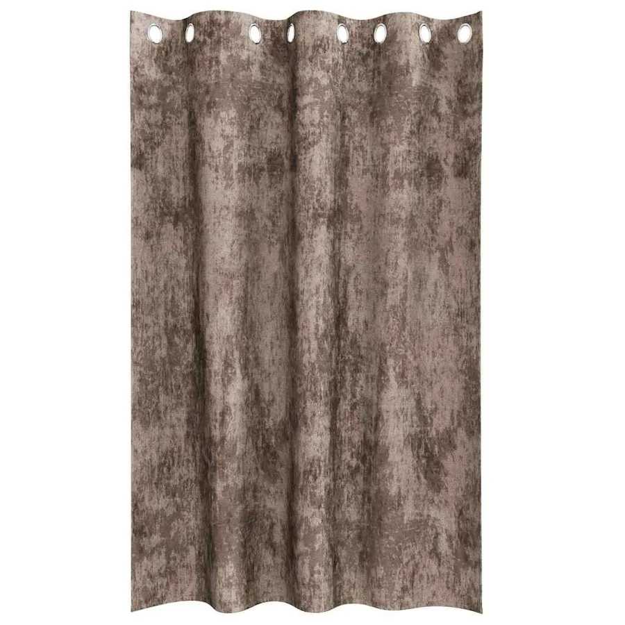 Rideaux en velours 2 pcs Cappuccino 175 x 140 cm Velours - 4