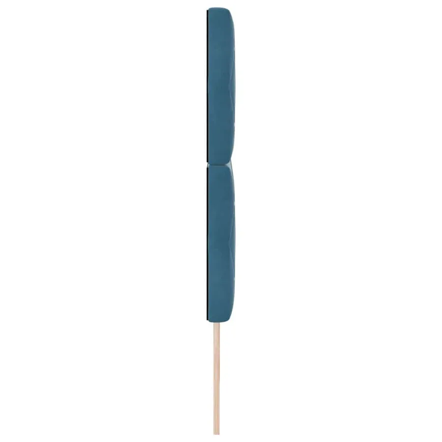 Tête de lit LED avec bandes LED Bleu foncé 180 cm Velours - 6