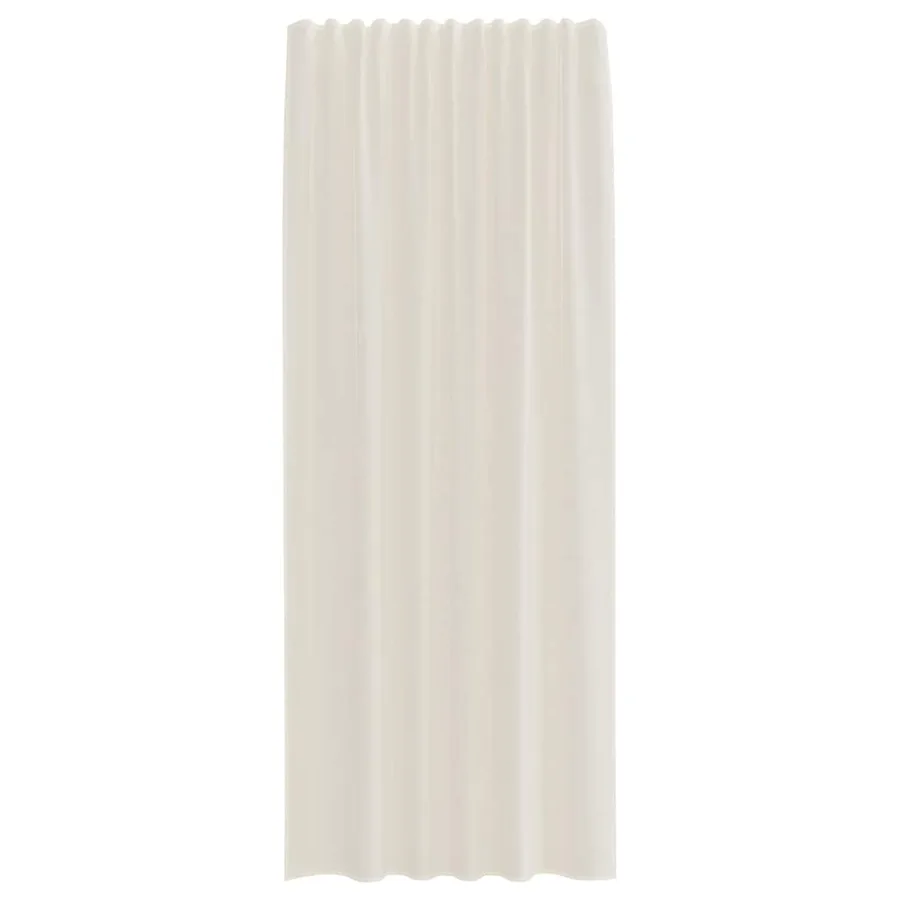 Rideaux en voile à œillets 2 pcs couleur crème - 4
