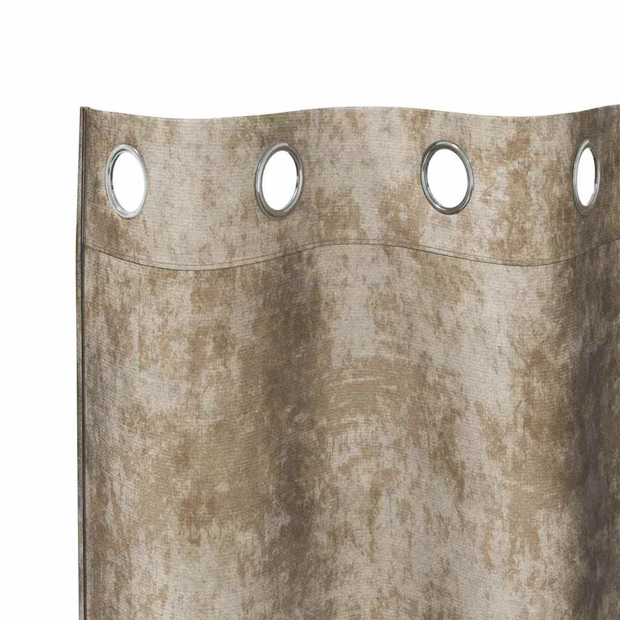 Rideaux en velours 2 pcs Champagne 175 x 140 cm Velours - 5