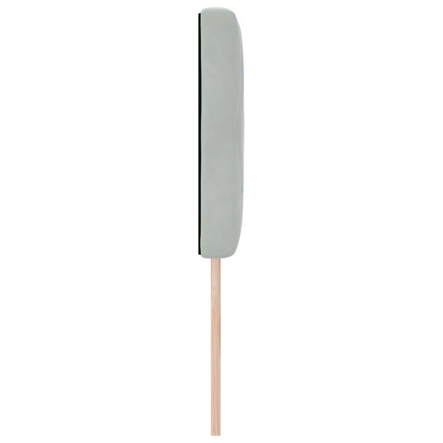 Tête de lit Gris clair 144 cm Velours - 3