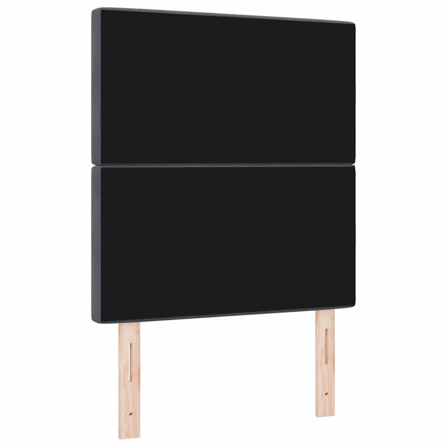 Tête de lit LED avec bandes LED Gris foncé 80 cm Velours - 7