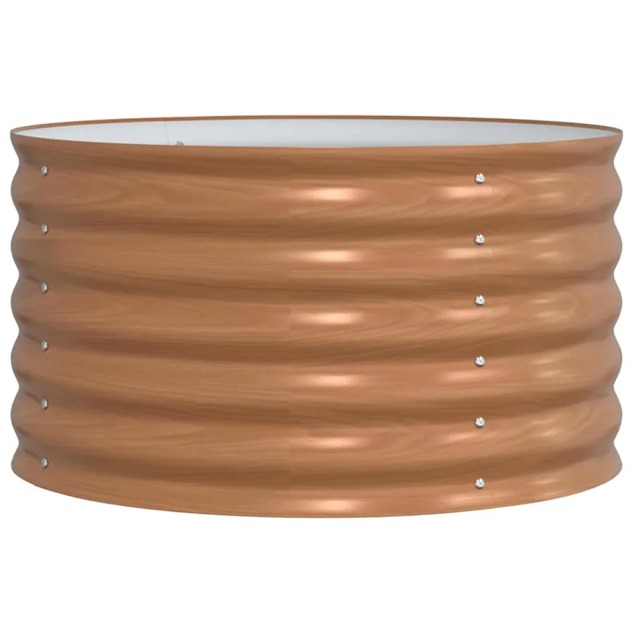 Lit surélevé Marron 80 x 80 x 44 cm Acier - 2