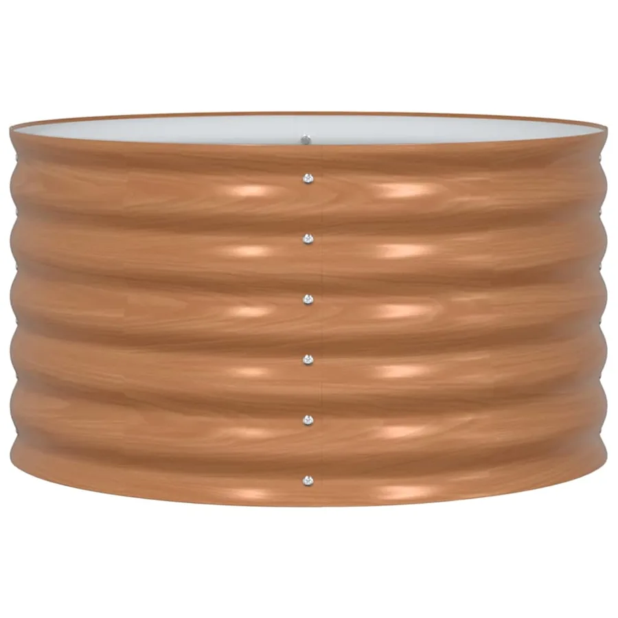 Lit surélevé Marron 80 x 80 x 44 cm Acier - 5