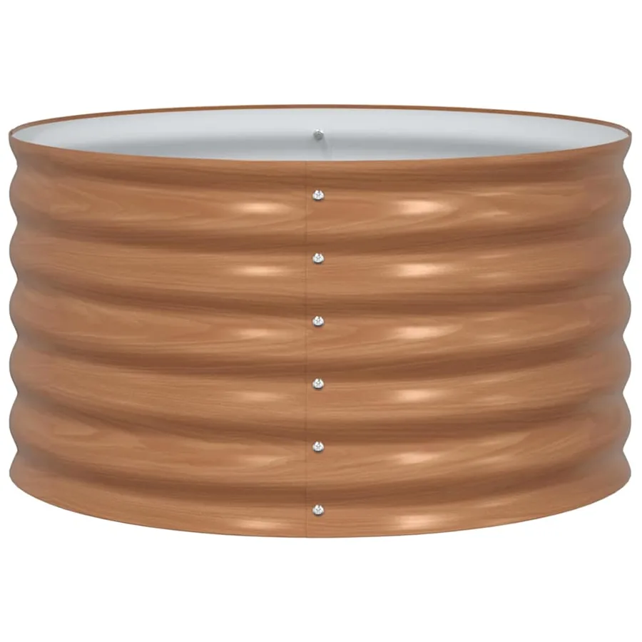 Lit surélevé Marron 80 x 80 x 44 cm Acier - 6