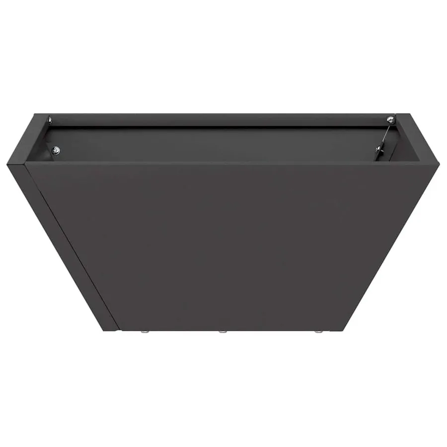 Cache-pot de jardin 5 pc Noir 35 x 35 x 15 cm - 7