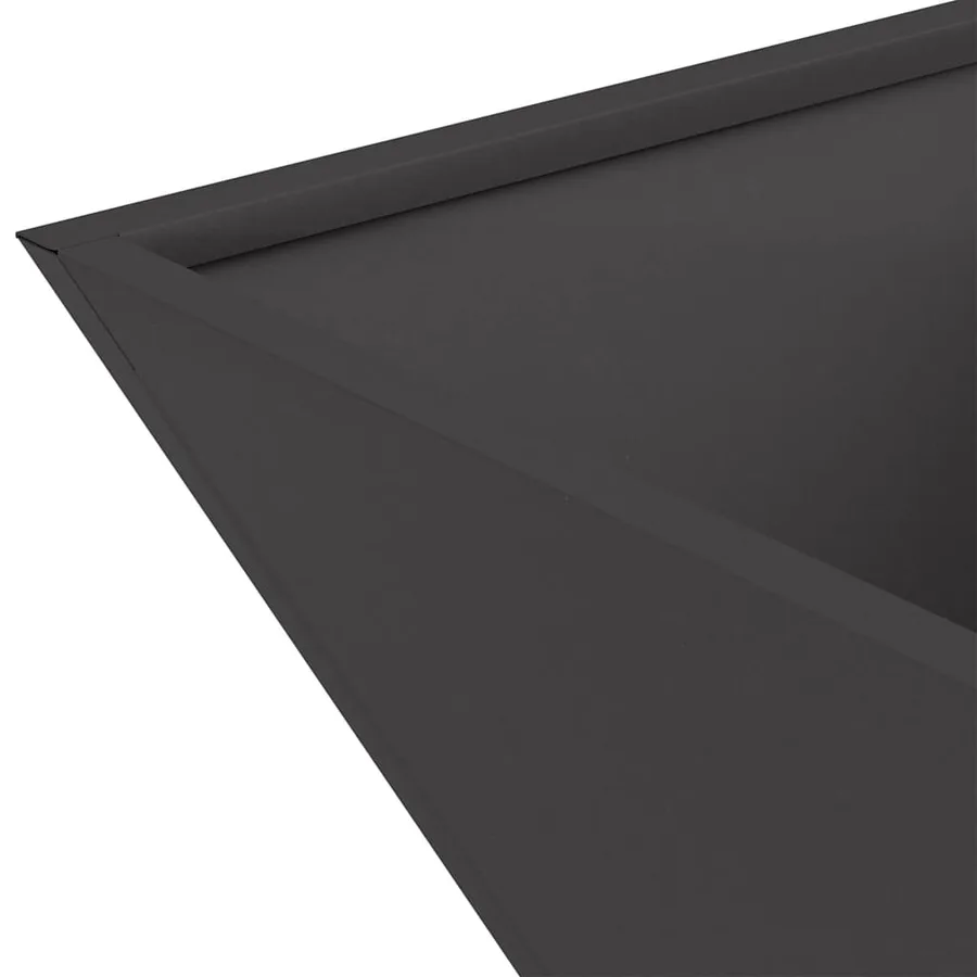 Cache-pot de jardin 5 pc Noir 40 x 40 x 15 cm - 8