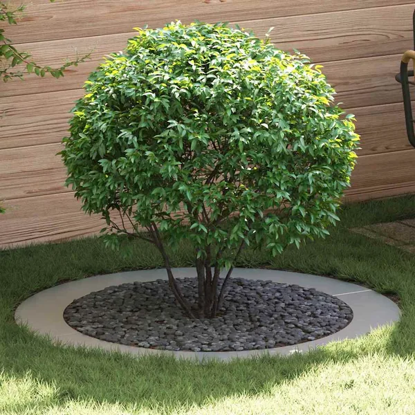 adapté pour anneaux d'arbre plats 5 pc Argent Ø90/120 cm