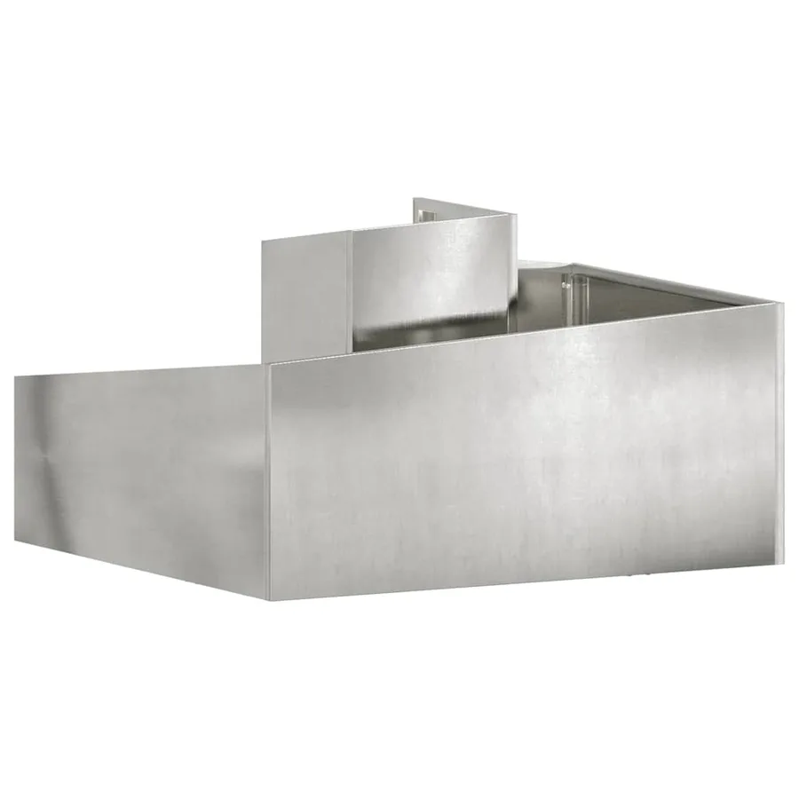 Cache-pot de jardin Argent 80 x 80 x 50 cm Acier inoxydable - 7