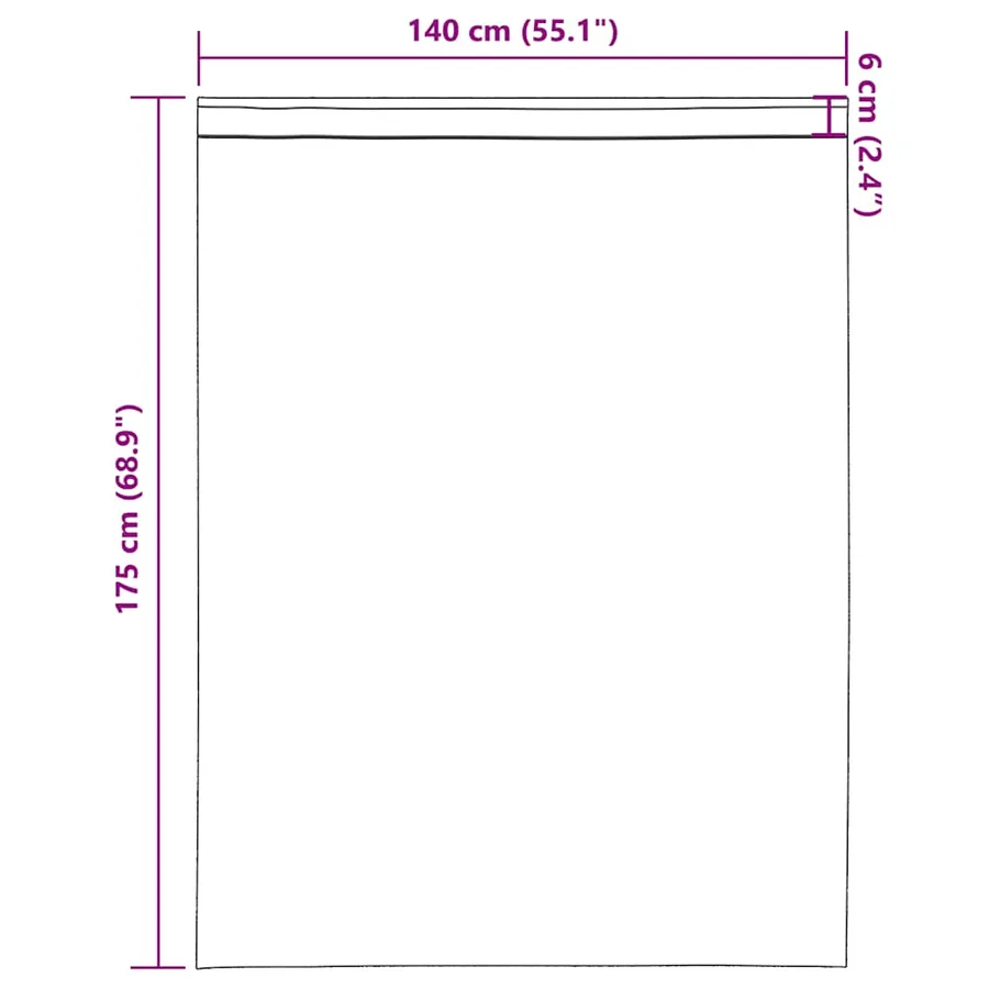 Rideaux en voile à œillets 2 pcs orange - 9