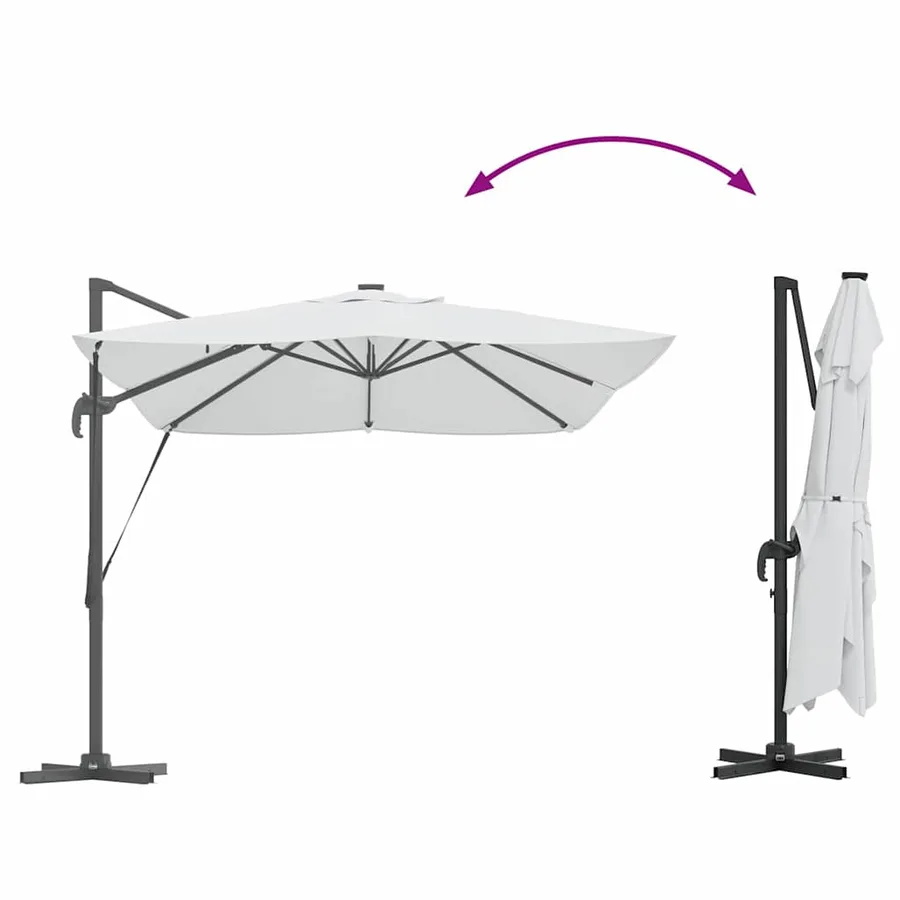 Parasol Sable 352 x 251 x 265 cm Polyester et Aluminium - 14
