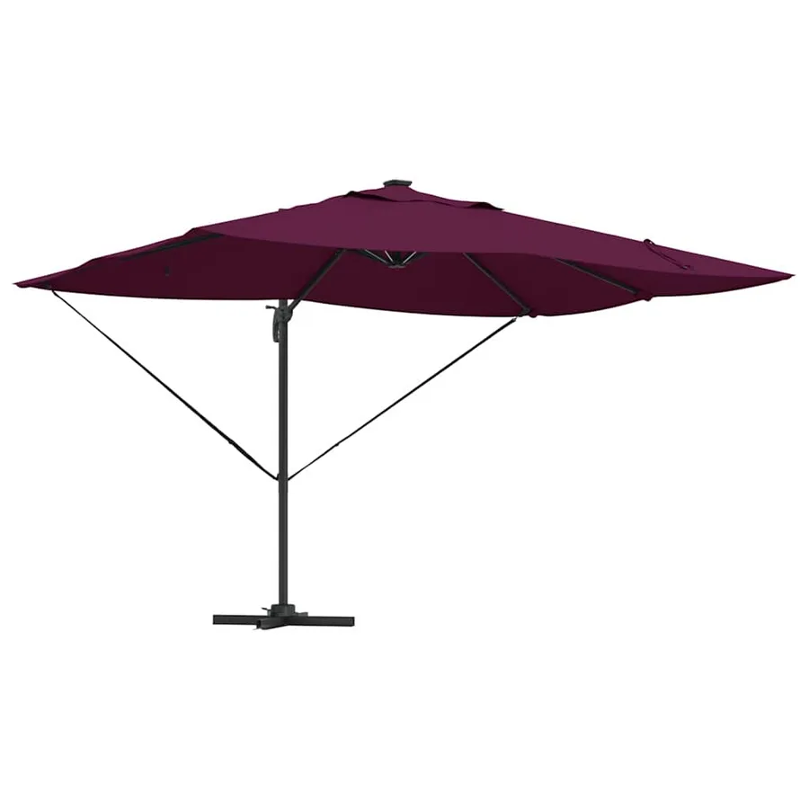 Parasol Bordeaux 352 x 251 x 265 cm Polyester et Aluminium - 2