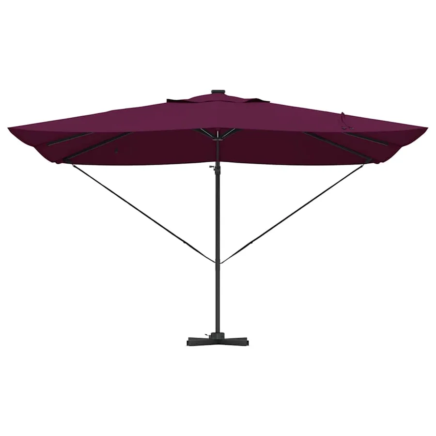 Parasol Bordeaux 352 x 251 x 265 cm Polyester et Aluminium - 6