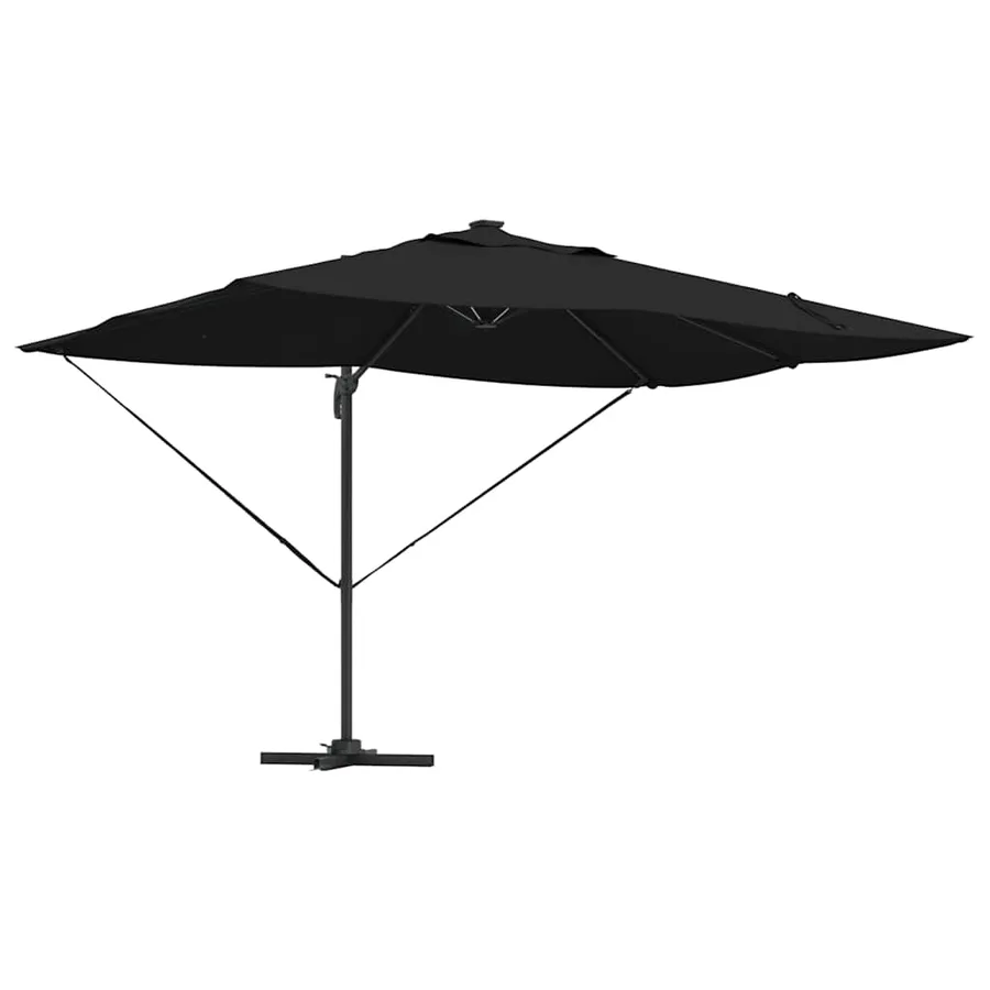 Parasol Noir 352 x 251 x 265 cm Polyester et Aluminium - 2
