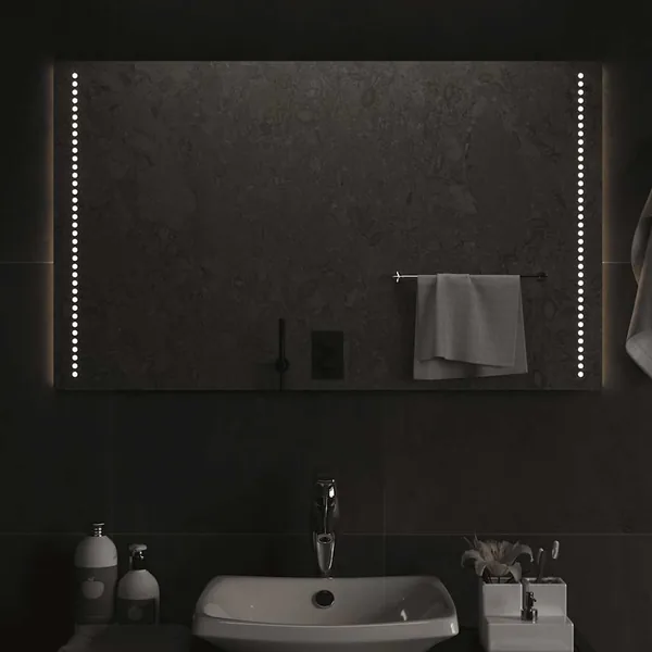 Miroir de salle de bain à LED 100x60 cm