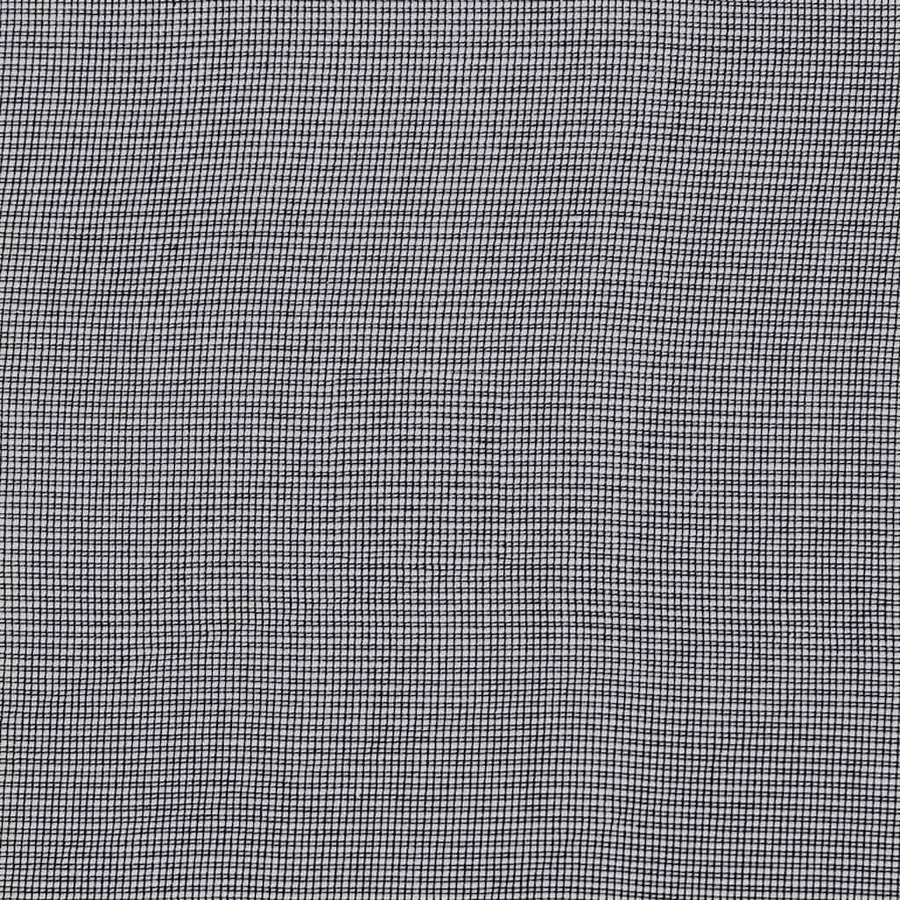 Rideaux en voile avec passe-tringles 2 pcs noir - 8