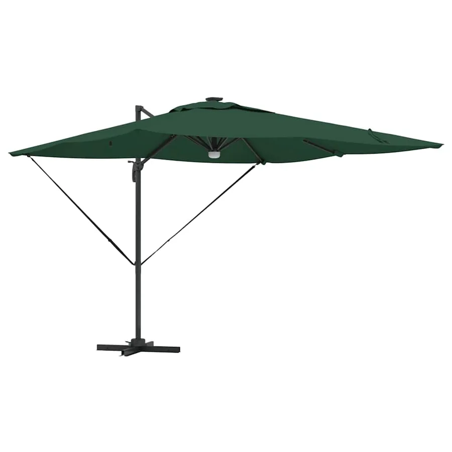 Parasol Roma Vert 286 x 284 x 270 cm Aluminium et polyester - 2