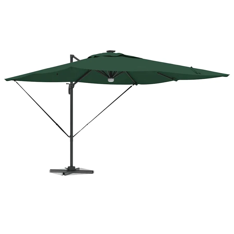 Parasol Roma Vert 286 x 284 x 270 cm Aluminium et polyester - 3