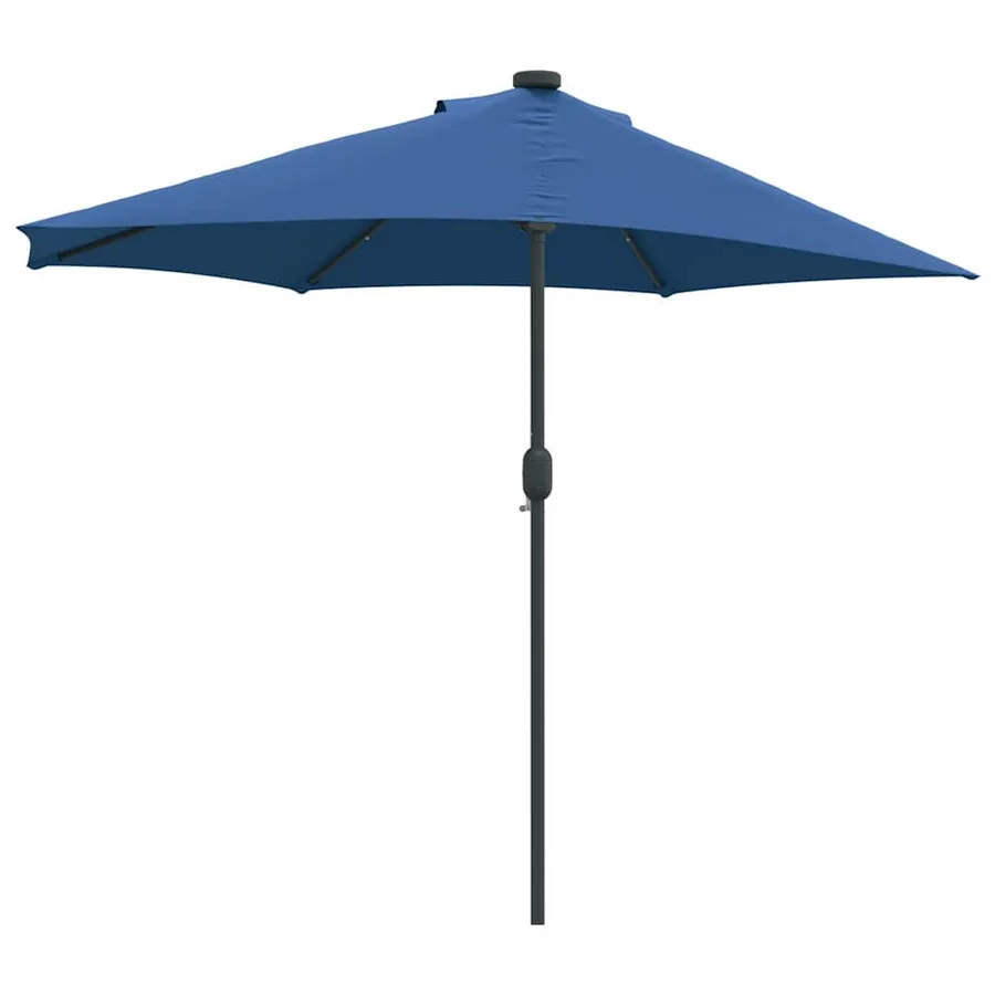 Parasol de jardin 294 x 150 x 224 cm Polyester et Acier Azur - 7