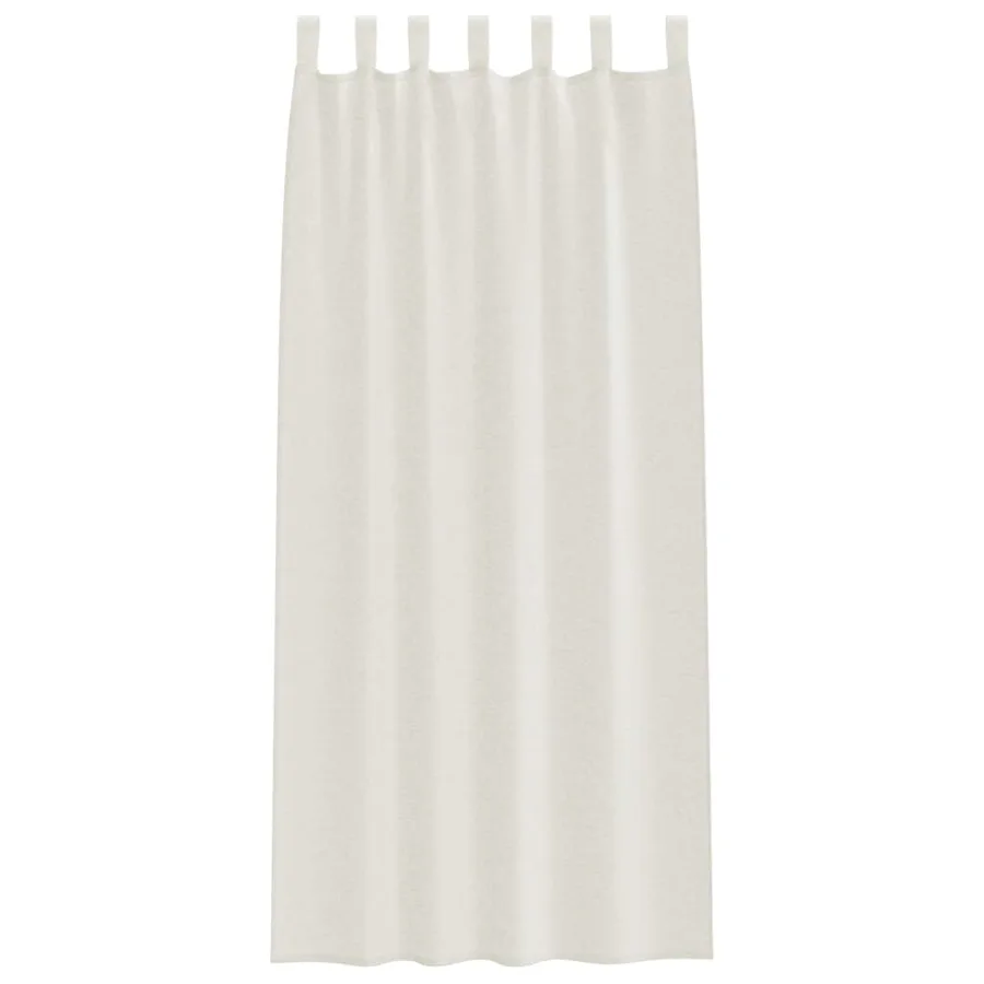 Rideau en Voile 2 pcs Crème 260 x 140 cm Polyester - 4