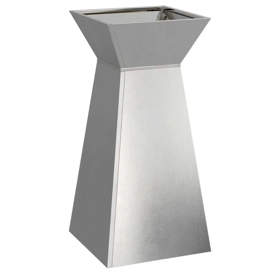 Jardinière à pilier 2 pc Argent 35 x 35 x 73 cm - 5
