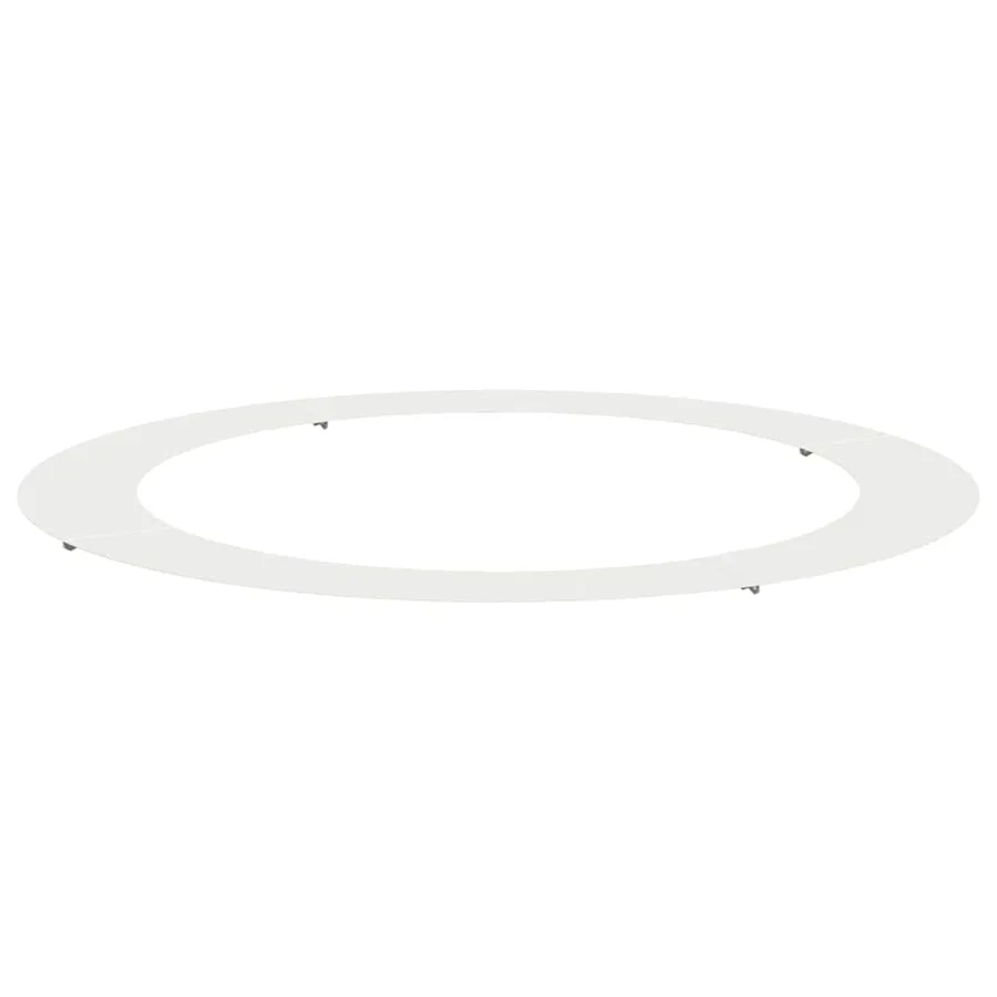 adapté pour anneau d'arbre plat Blanc Ø90/120 cm Acier - 2
