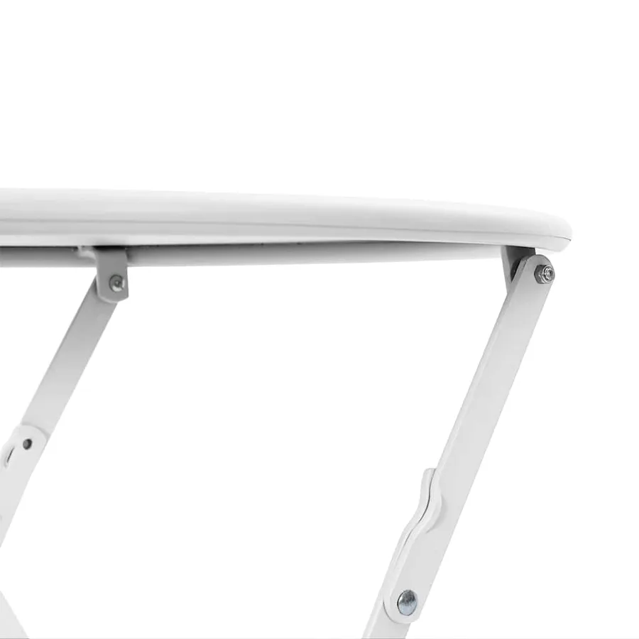 Table bistrot Blanc Ø 50 x 71 cm Acier revêtu de poudre - 7