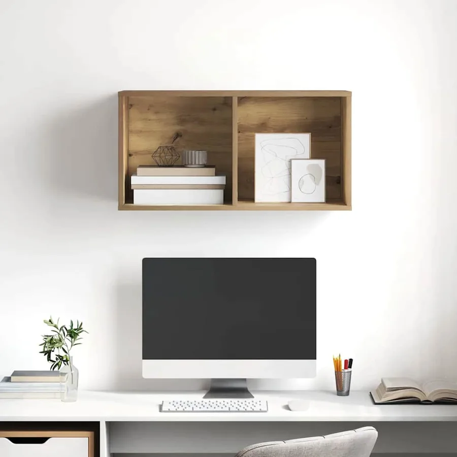 Ensemble meuble TV 37 x 37 x 72 cm Chêne artisanal - 5