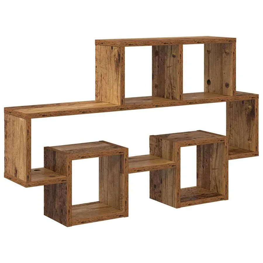 Étagère Murale Bois ancien 82 x 15 x 51 cm Bois d'ingénierie - 2