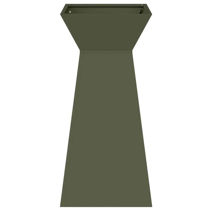 Jardinière à pilier 2 pc Olive 35 x 35 x 73 cm - 6