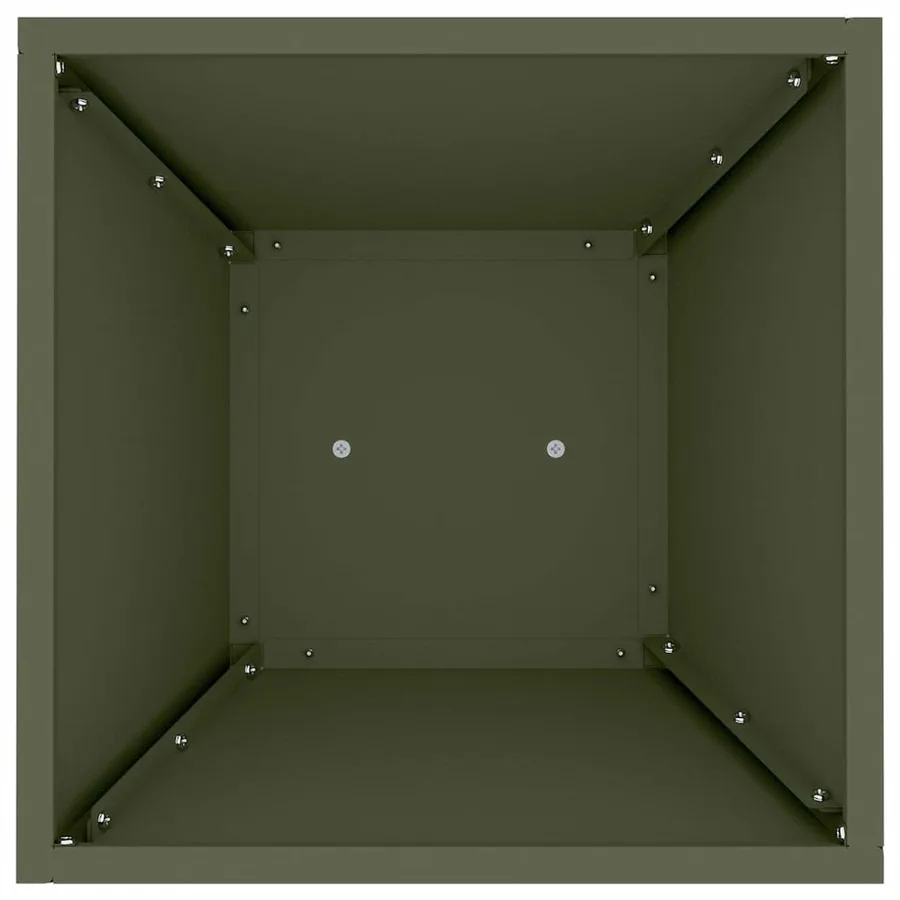 Jardinière à pilier 2 pc Olive 35 x 35 x 73 cm - 7
