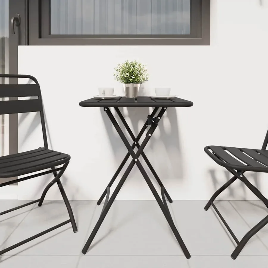 Table bistrot Anthracite 55 x 55 x 72,5 cm - 3