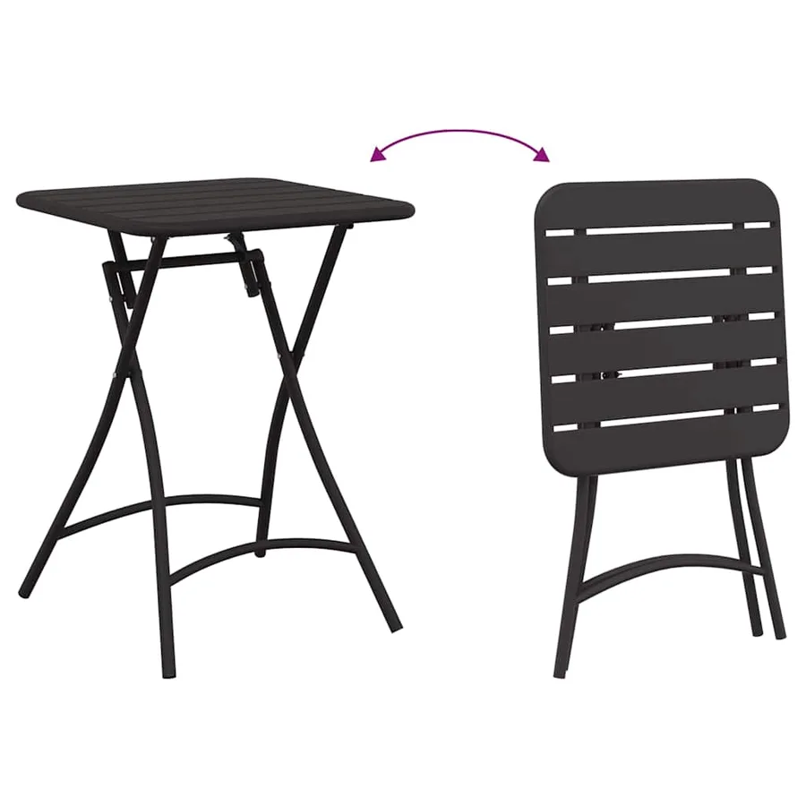 Table bistrot Anthracite 55 x 55 x 72,5 cm - 9