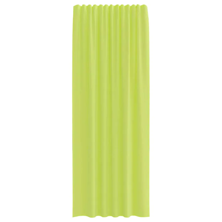 Rideaux en voile à œillets 2 pcs vert pomme - 4