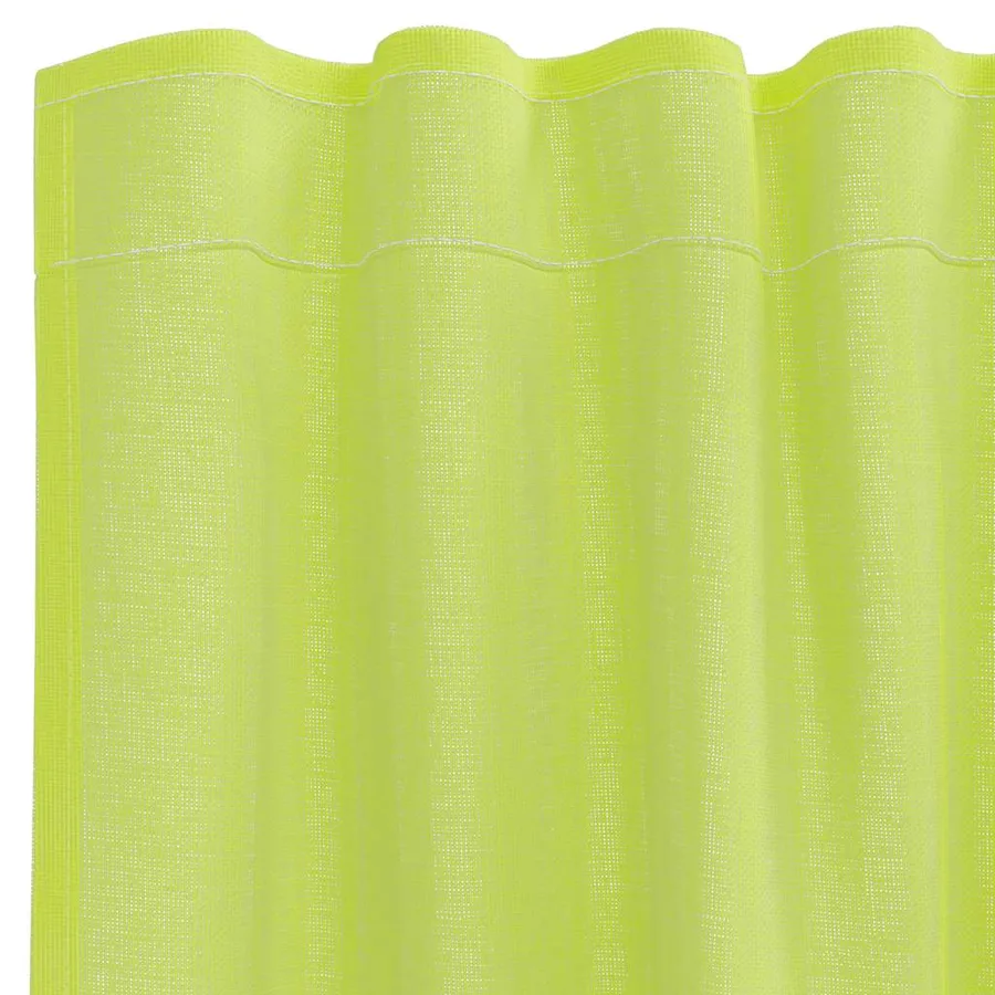 Rideaux en voile à œillets 2 pcs vert pomme - 5