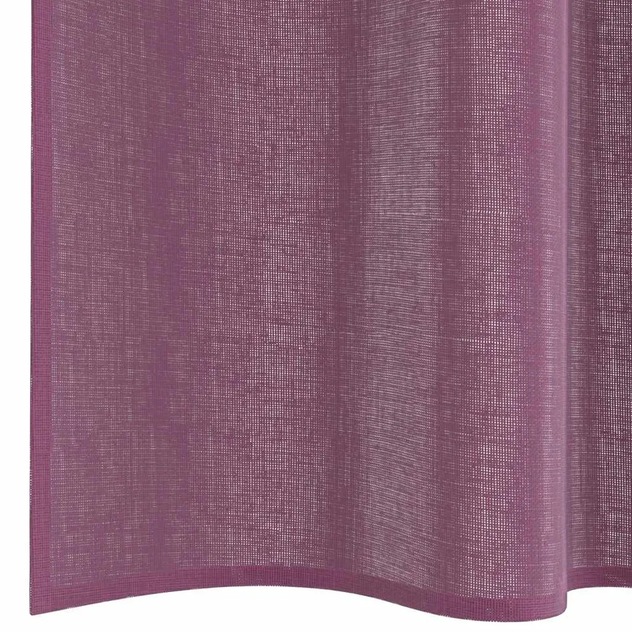 Rideaux en voile à œillets (2 pcs) violets - 6
