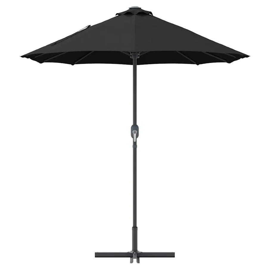 Parasol de jardin Noir 370 x 197 x 239 cm - 6