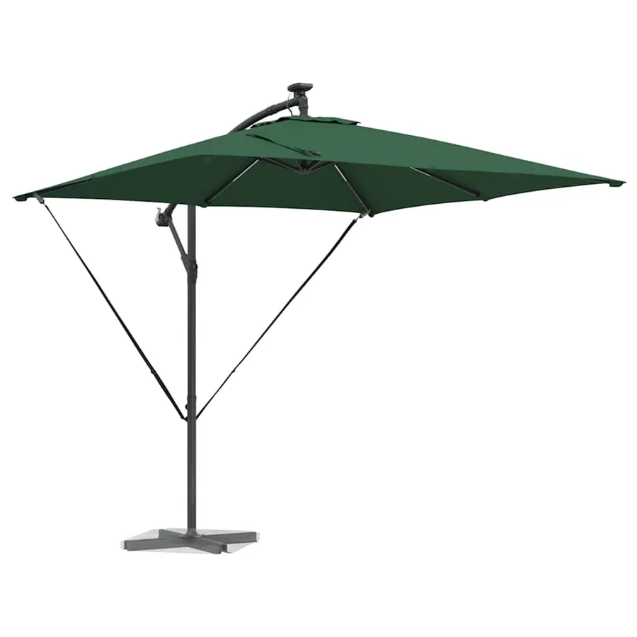 Parasol Vert 249 x 249 x 250 cm Polyester et Aluminium - 3