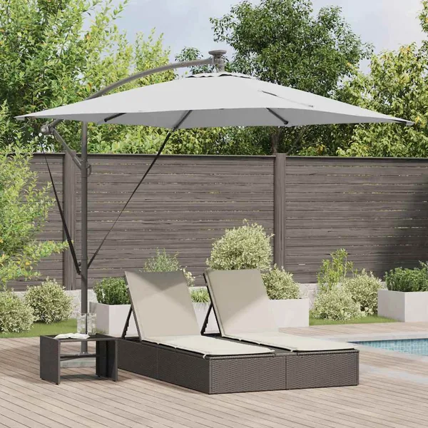 Parasol Sable 249 x 249 x 250 cm Polyester et Aluminium