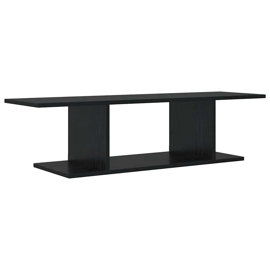 Ensemble meuble TV Noir 103 x 30 x 26,5 cm Bois d'ingénierie - 2