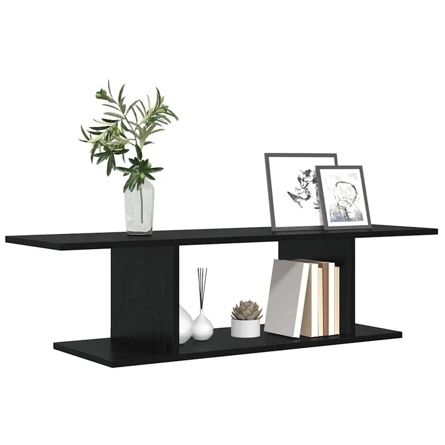 Ensemble meuble TV Noir 103 x 30 x 26,5 cm Bois d'ingénierie - 3