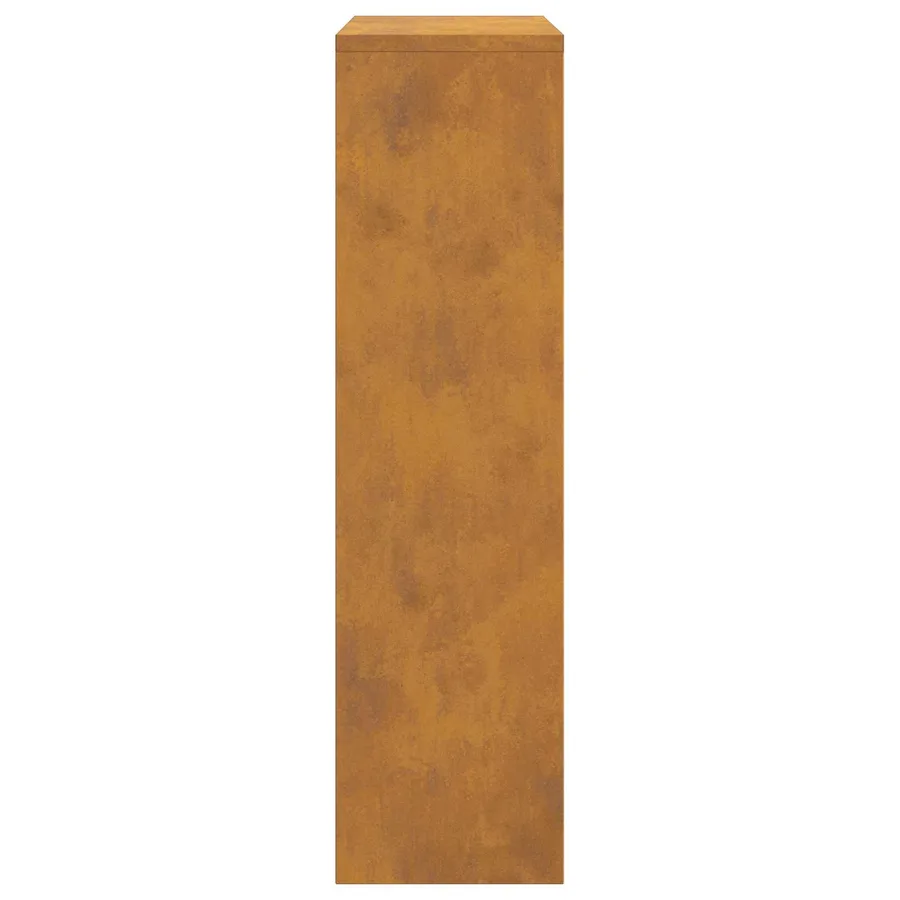 Boîte de dépôt de colis Rouillé 44 x 22 x 82 cm Acier patiné - 7