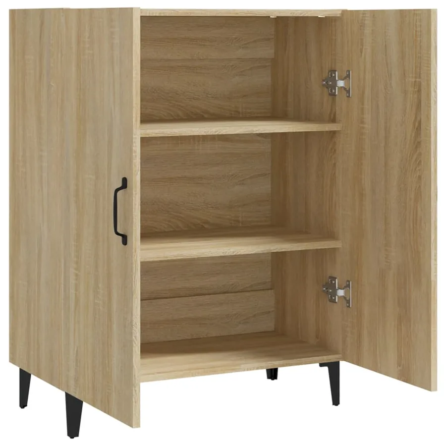 Buffet Chêne sonoma 70x34x90 cm Bois d'ingénierie - 4