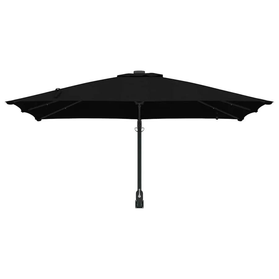 Parasol de jardin Noir 248,5 x 247,5 x 160 cm - 4