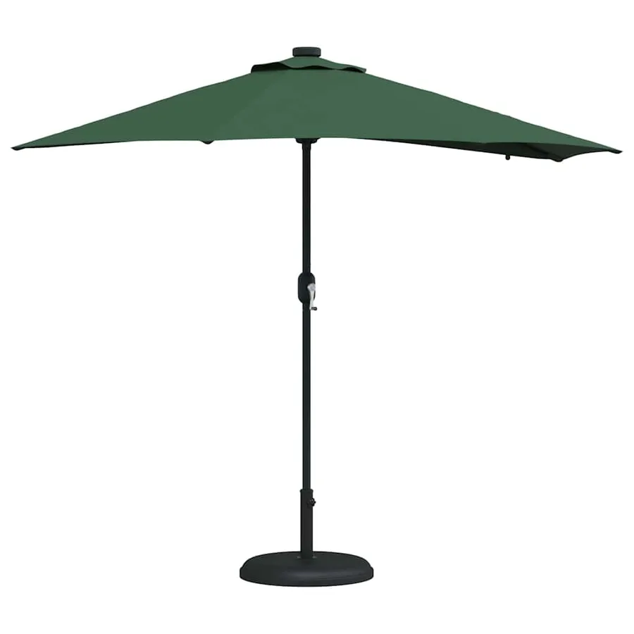 Parasol de jardin Vert 294 x 150 x 223 cm Polyester et Acier - 3