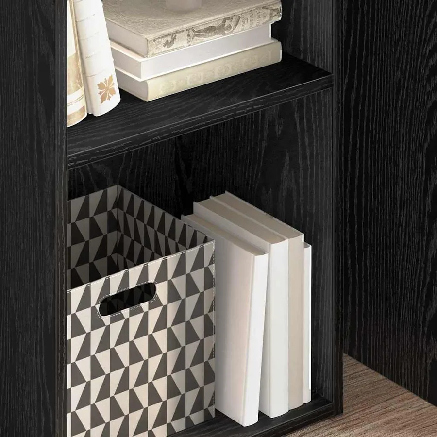 Étagère Chêne noir 40 x 30 x 77 cm Bois d'ingénierie - 4